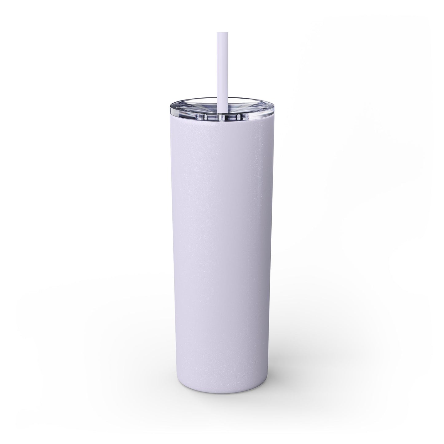 January Personalized Carnation Birth Flower with Name Skinny Tumbler with Straw, 20oz