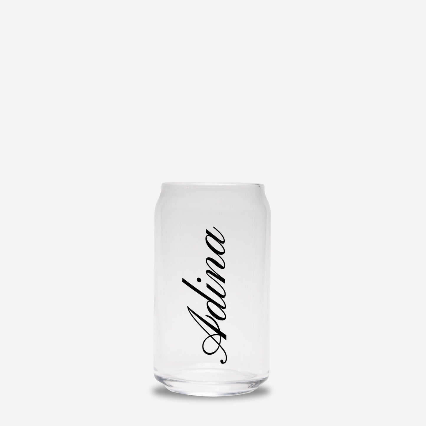 June Rose Birth Flower Glass Personalized Tumbler, Gift for Her, Valentines Day, Mother's Day Gift, Custom Glass Coffee Cup, Graduation Gift